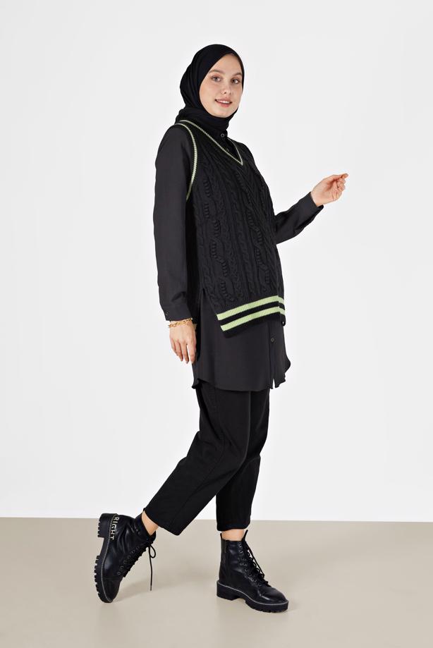 Vêtements hijab  PATTERNED SWEATER 1727  - TRENDTESETTÜR