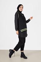 Vêtements hijab NOIR PULL À MOTIFS 1727