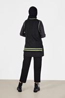 Vêtements hijab NOIR PULL À MOTIFS 1727