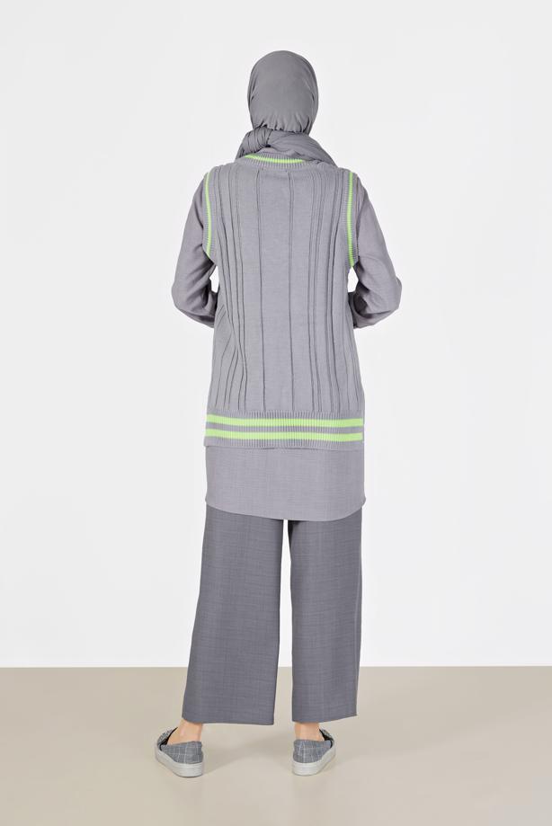 Vêtements hijab  PATTERNED SWEATER 1727  - TRENDTESETTÜR