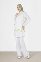 Vêtements hijab BLANC PULL À MOTIFS 1727