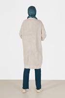 Vêtements hijab BEIGE CARDIGAN À MOTIFS 6327