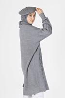 Vêtements hijab GRIS CARDIGAN À MOTIFS 6327