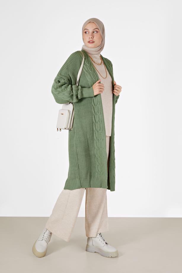 Vêtements hijab  PATTERNED CARDIGAN 6327  - TRENDTESETTÜR