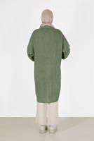 Vêtements hijab VERT CARDIGAN À MOTIFS 6327