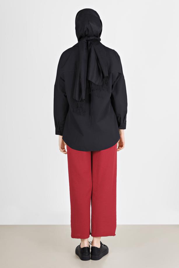 Hijab clothing  BUTTONED BASIC TUNIC 3900  - TRENDTESETTÜR