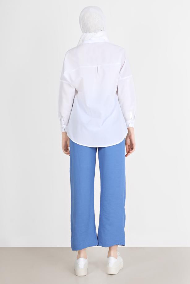 Hijab clothing  BUTTONED BASIC TUNIC 3900  - TRENDTESETTÜR