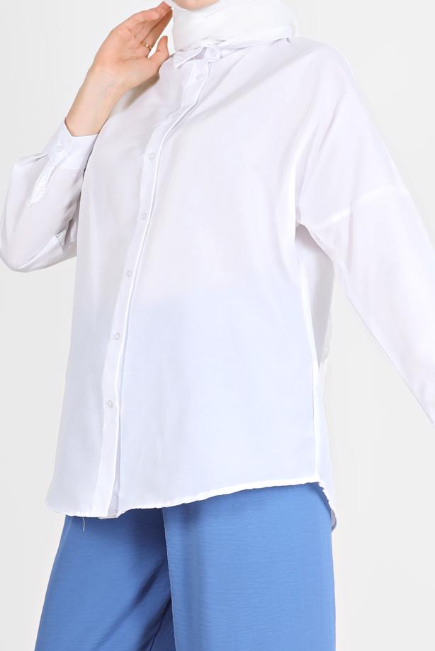 Vêtements hijab  BUTTONED BASIC TUNIC 3900  - TRENDTESETTÜR