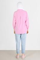 Hijab clothing PINK BUTTONED BASIC TUNIC 3900 