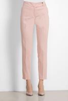 Tesettür giyim PUDRA ALVİNA ARA BEL PAMUKLU KUMAŞ PANTOLON 7552