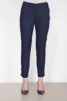 Tesettür giyim LACİVERT ALVİNA PAÇASI PUL İŞLEMELİ ARA BEL PANTOLON 7566 