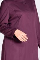 Hijab clothing PLUM CREW NECK TRENCH COAT WITH POCKET 1299 