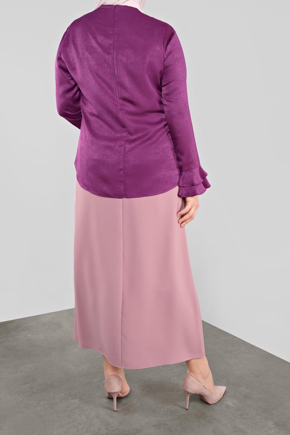 Vêtements hijab POURPRE T 20039 ALVİNA NELLA BLUZ 44/48 TEK42