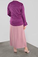Vêtements hijab POURPRE T 20039 ALVİNA NELLA BLUZ 44/48 TEK42
