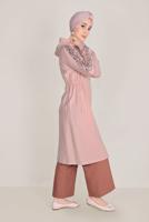 Tesettür giyim PUDRA ALVİNA PUL PAYET DETAYLI GİY ÇIK 40641 