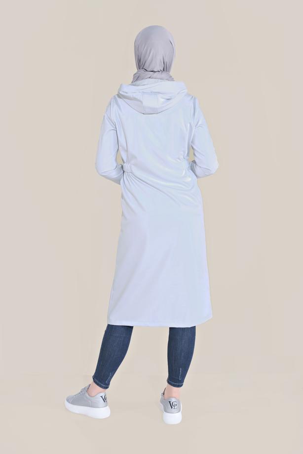 Vêtements hijab BLEU ALVİNA VESTE EN MAILLE 40666 - TRENDTESETTÜR