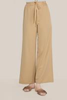 Tesettür giyim TURUNCU ALVİNA BELİ LASTİKLİ PANTOLON 70078 