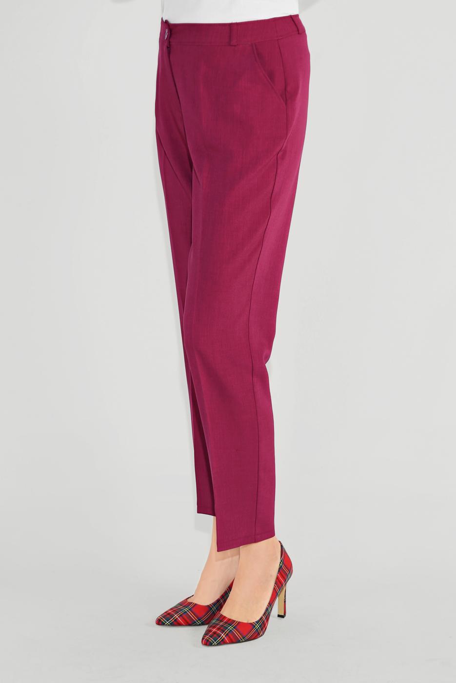 Tesettür giyim FUŞYA T 70084 ALVİNA STİL 8563 PANTOLON 40/48 TEK38