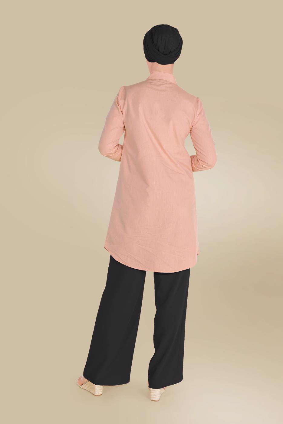 Tesettür giyim SİYAH ALVİNA BELİ BAĞCIKLI SALAŞ PANTOLON 70088 