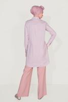 Tesettür giyim PUDRA ALVİNA BELİ BAĞCIKLI SALAŞ PANTOLON 70088 