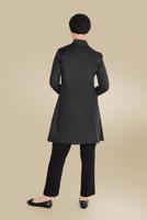 Tesettür giyim SİYAH ALVİNA ARA BEL CEPLİ PANTOLON 70089 