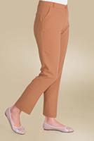 Tesettür giyim KAHVE ALVİNA ARA BEL CEPLİ PANTOLON 70089 