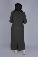Vêtements hijab NOIR ALVİNA GEM IMPRIMÉ COSTUME À JUPE 3 PIÈCES T 30056