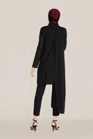 Tesettür giyim SİYAH TAŞ DETAYLI İKİLİ PANT. TAKIM 30001 