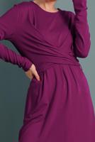 Hijab clothing PURPLE ALVINA CROSS-OVER TUNIC T 40321