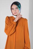 Hijab clothing ORANGE ALVINA SHIRT COLLAR BLOUSE T 42926