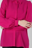Hijab clothing FUCHSIA ALVINA SHIRT COLLAR BLOUSE T 42926