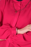 Hijab clothing FUCHSIA ALVINA SHIRT COLLAR BLOUSE T 42926