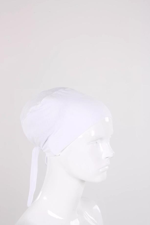 Hijab clothing WHITE SEAMLESS BONNET 10260  - TRENDTESETTÜR