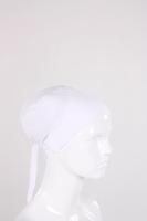 Hijab clothing WHITE SEAMLESS BONNET 10260