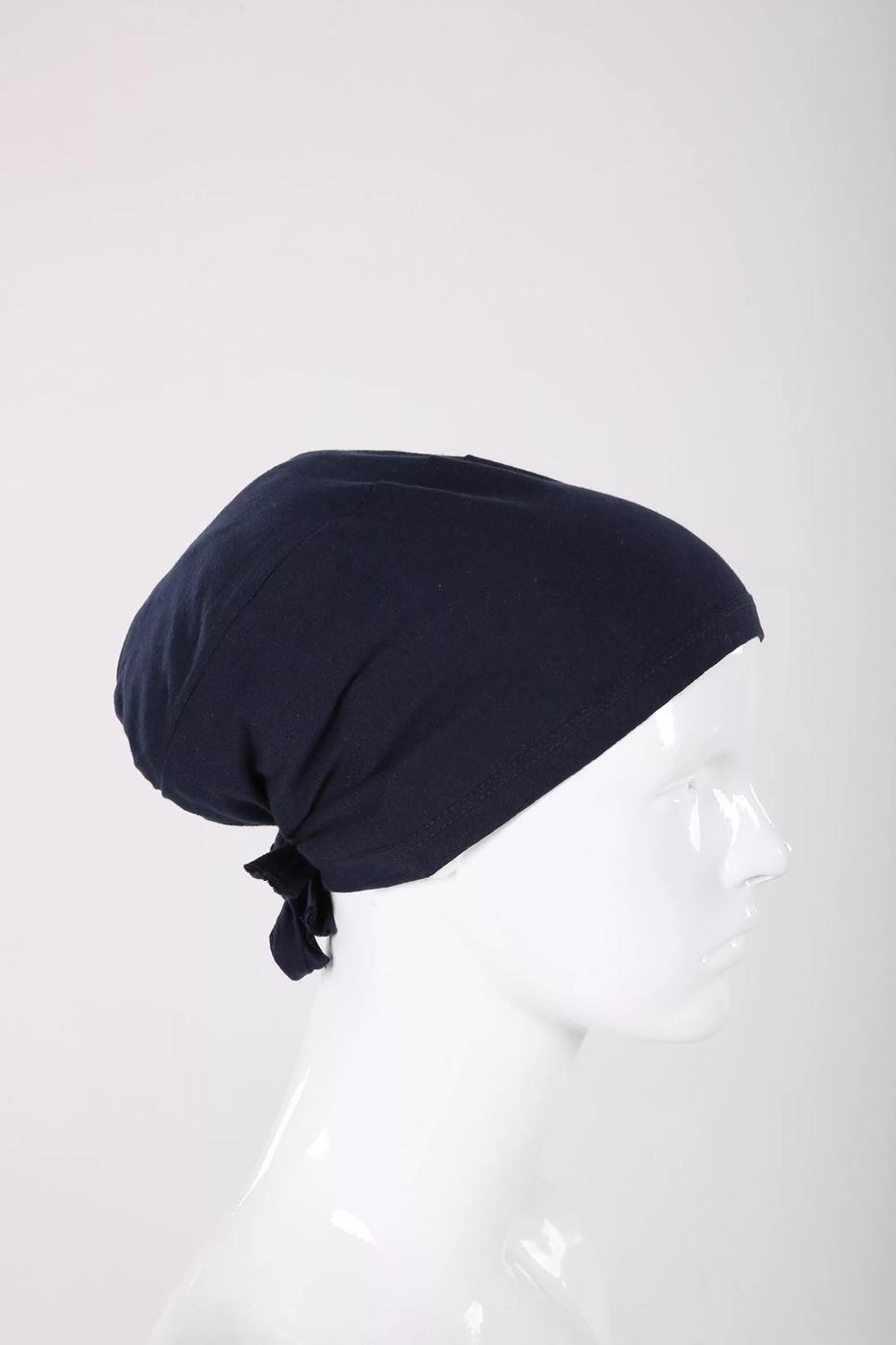 Vêtements hijab BLEU MARINE BONNET AVEC COUTURES 30260