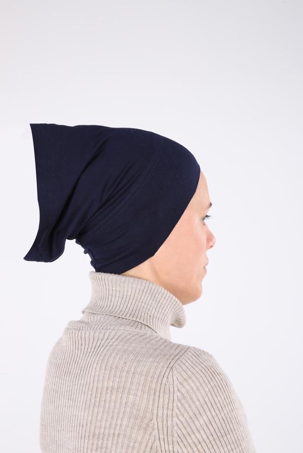 Hijab clothing NAVY BLUE BONNET 60260 - TRENDTESETTÜR