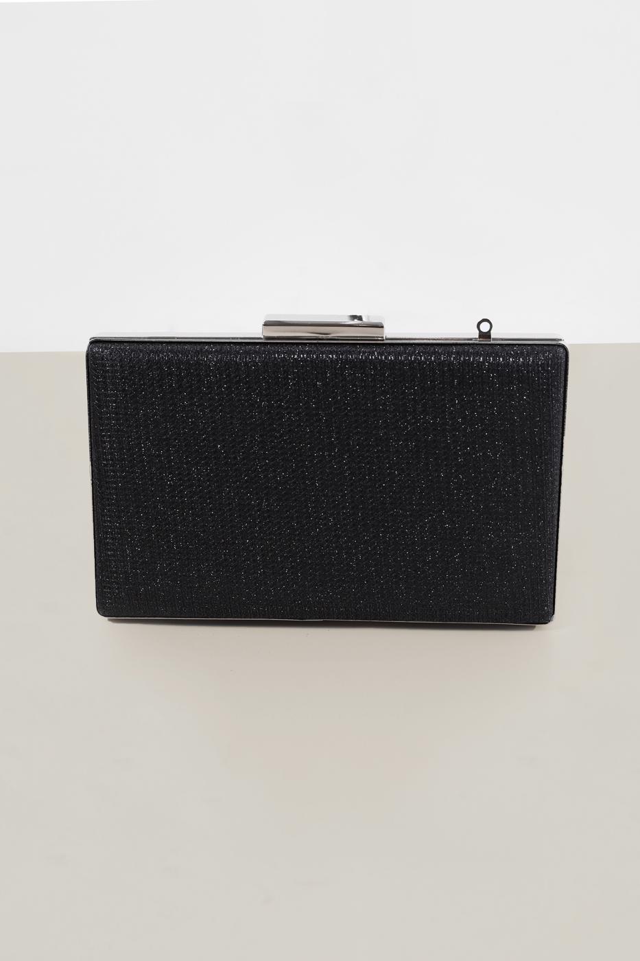 Tesettür giyim SİYAH ALVİNA ABİYE ÇANTA 035 