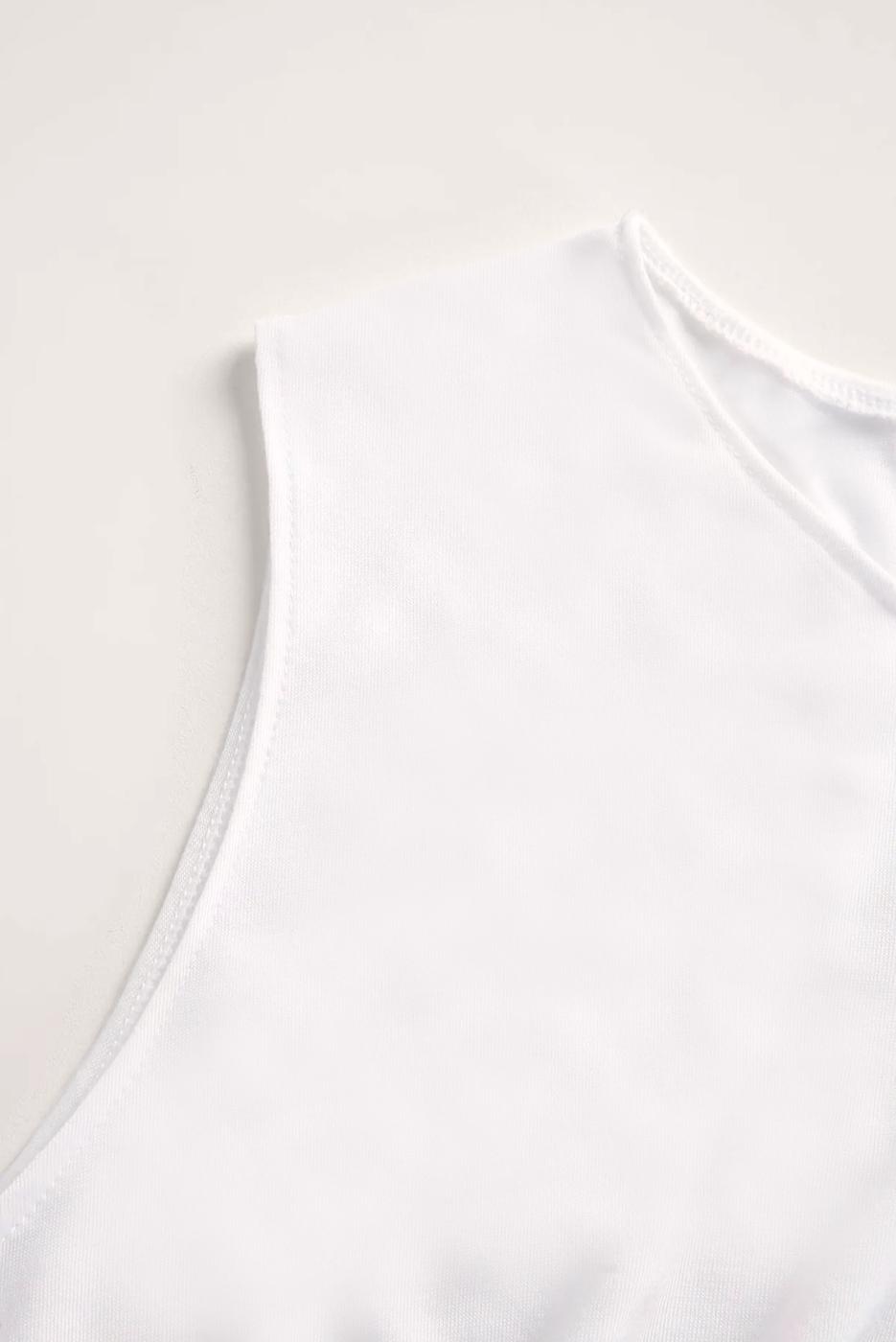 Tesettür giyim BEYAZ ELBİSE ASTARI 2000  