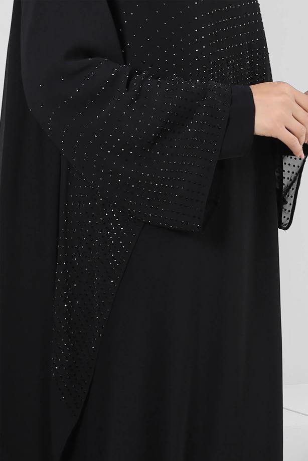 Vêtements hijab NOIR ALVINA ROBE GRANDE TAILLE T 20222 - TRENDTESETTÜR