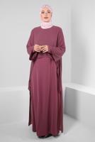 Hijab clothing PINK ALVINA PLUS SIZE DRESS T 20222