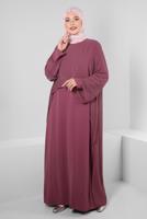 Hijab clothing PINK ALVINA PLUS SIZE DRESS T 20222