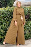 Vêtements hijab TABA SALOPETTE PLISSÉE À CEINTURE T 4073