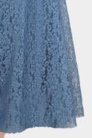 Tesettür giyim LACİVERT ALVİNA DANTEL DETAYLI ELBİSE 42814