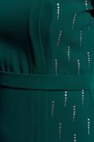 Tesettür giyim YEŞİL ALVİNA TAŞ BASKILI TESETTÜR ELBİSE T 42886
