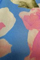 Tesettür giyim MAVİ ALVİNA DESENLİ KREP ELBİSE T 42889