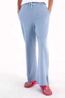 Tesettür giyim MAVİ YIRTMAÇ DETAYLI PAMUKLU EŞOFMAN ALTI 31037 