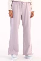 Vêtements hijab POURPRE PANTALON DE SURVÊTEMENT EN COTON AVEC FENTES 31037
