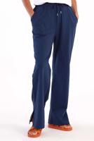 Vêtements hijab BLEU MARINE PANTALON DE SURVÊTEMENT EN COTON AVEC FENTES 31037