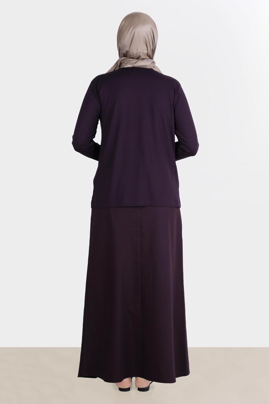 Vêtements hijab PRUNE ALVINA FERMOIR JUPE DÉTAILLÉE T 60264