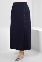 Vêtements hijab BLEU MARINE JUPE BRODÉE ALVINA GEM T 60293